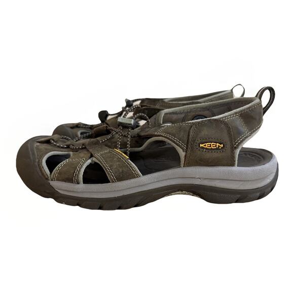 Keen Shoes - Keen Womens Brown Leather Sandals US Sz 10 Hiking Walking Water Proof Sport